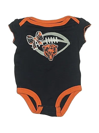 Pre-owned Nfl Babies' Short Sleeve Onesie In Black