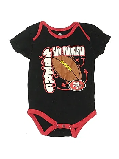 Pre-owned Nfl Babies' Short Sleeve Onesie In Black