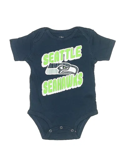 Pre-owned Nfl Babies' Short Sleeve Onesie In Blue