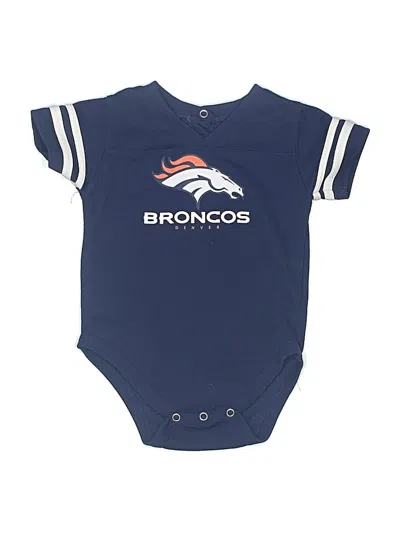 Pre-owned Nfl Kids' Short Sleeve Onesie In Blue