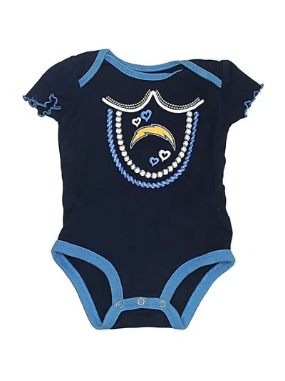 Pre-owned Nfl Babies' Short Sleeve Onesie In Blue