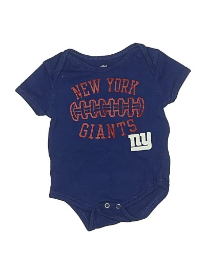 Pre-owned Nfl Babies' Short Sleeve Onesie In Blue