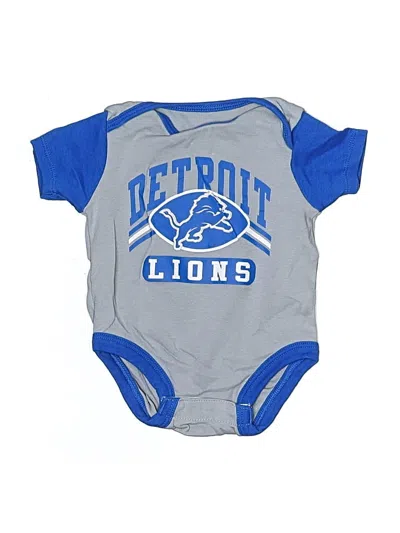 Pre-owned Nfl Babies' Short Sleeve Onesie In Blue