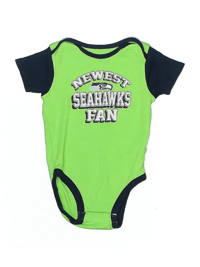 Pre-owned Nfl Kids' Short Sleeve Onesie In Green