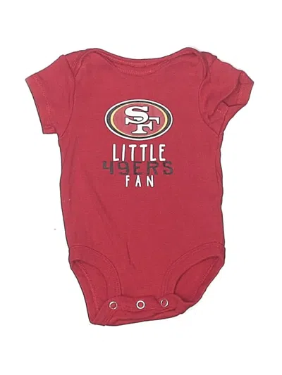 Pre-owned Nfl Babies' Short Sleeve Onesie In Red
