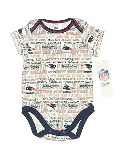 Pre-owned Nfl Babies' Short Sleeve Onesie In White