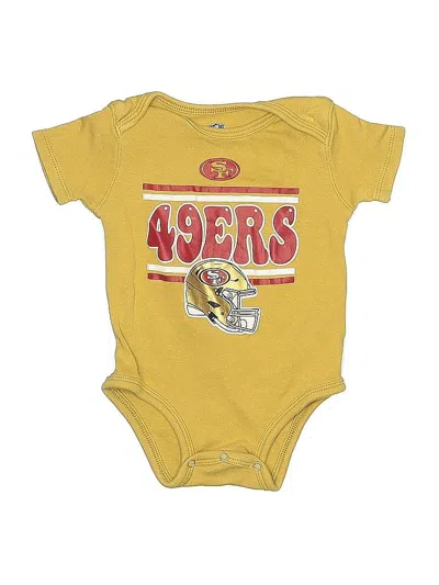 Pre-owned Nfl Babies' Short Sleeve Onesie In Yellow