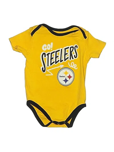 Pre-owned Nfl Babies' Short Sleeve Onesie In Yellow