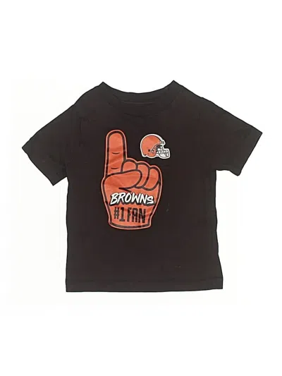 Pre-owned Nfl Kids' Short Sleeve Top Black Tops
