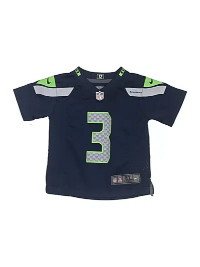 Pre-owned Nfl Kids' Short Sleeve Top Green Tops