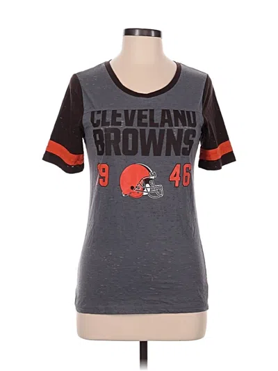 Pre-owned Nfl Short Sleeve T-shirt In Brown