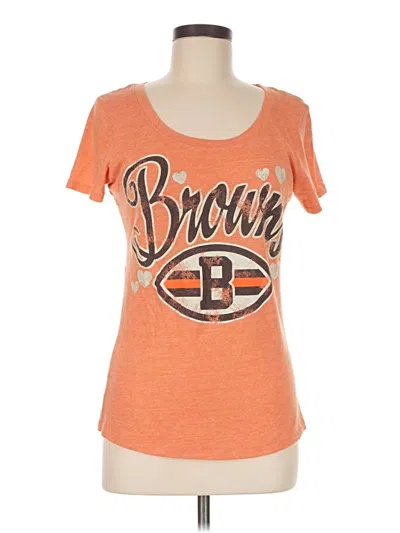 Pre-owned Nfl Short Sleeve T-shirt In Orange
