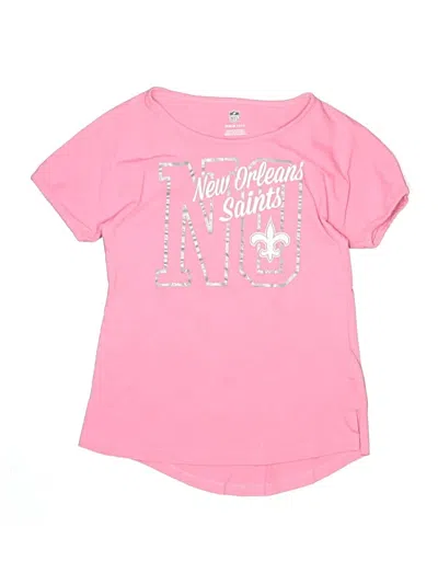 Pre-owned Nfl Kids' Short Sleeve T-shirt In Pink