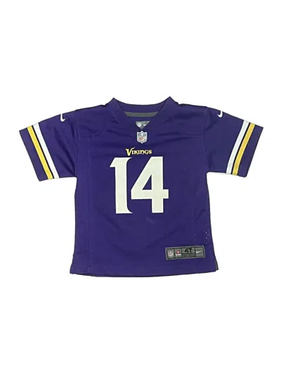 Pre-owned Nfl Kids' Short Sleeve T-shirt In Purple