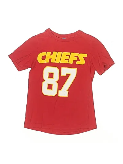 Pre-owned Nfl Kids' Short Sleeve T-shirt In Red