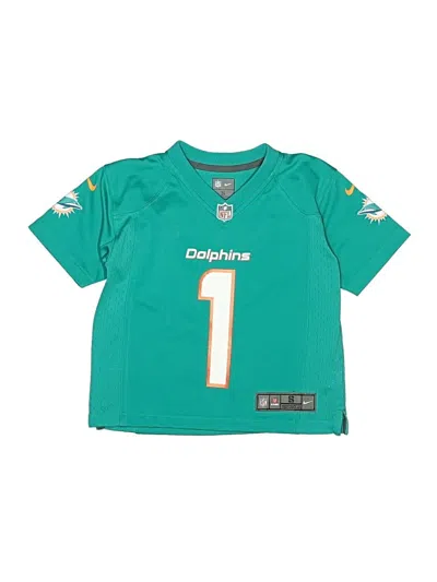 Pre-owned Nfl Kids' Short Sleeve T-shirt In Teal