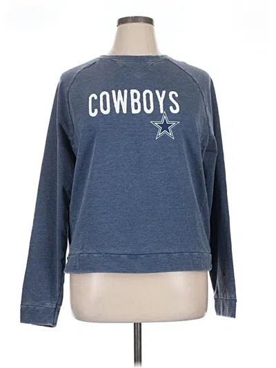 Pre-owned Nfl Sweatshirt In Blue