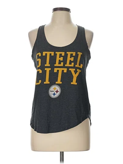 Pre-owned Nfl Tank Top Gray Halter Neckline Tops