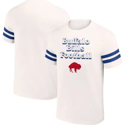 Nfl X Darius Rucker Collection By Fanatics Cream Buffalo Bills Vintage T-shirt In White