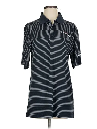 Pre-owned Nfl X Nike Team Apparel Short Sleeve Polo Shirt In Black