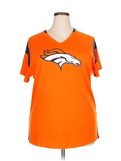 Pre-owned Nfl X Nike Team Apparel Short Sleeve T-shirt In Orange