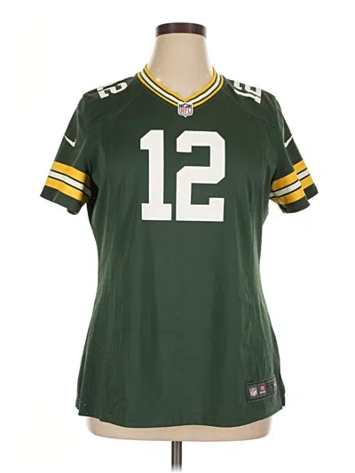 Pre-owned Nfl X Nike Team Apparel Short Sleeve T-shirt In Green