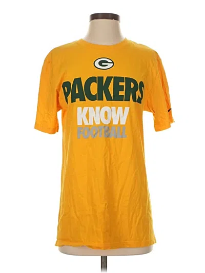 Pre-owned Nfl X Nike Team Apparel Short Sleeve T-shirt In Yellow