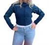 Nfp Cropped Jacket W/detachable Sleeve In Sapphire