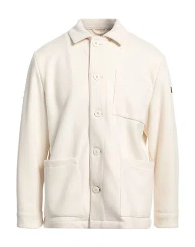 Ngseidue Man Shirt Ivory Size 40 Polyester, Viscose In White