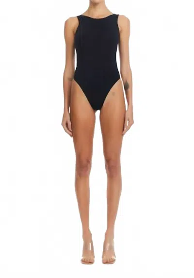 Nhall Resortwear Nona One Piece In Black/nude