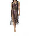 Nhall Resortwear Olivia Cover Up Macrame In Black