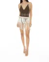 Nhall Resortwear Women's Adele Mini Skirt In White