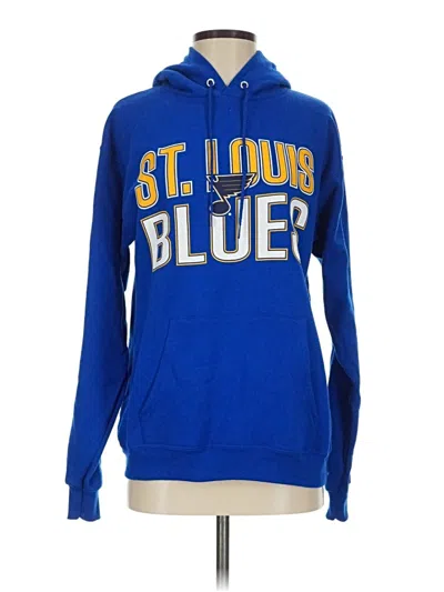 Pre-owned Nhl Pullover Hoodie In Blue