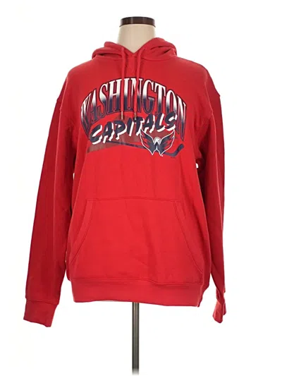 Nhl Pullover Hoodie In Red