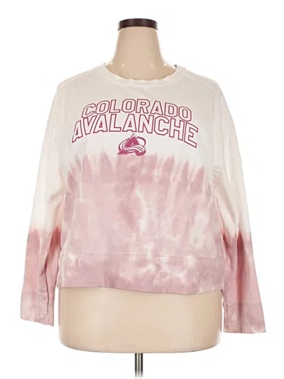 Pre-owned Nhl Pullover Sweater In Pink