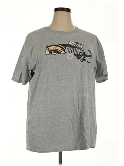 Pre-owned Nhl Short Sleeve T-shirt In Gray