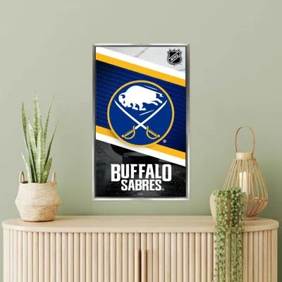 Nhl Winnipeg Jets Stretched Canvas Wall Art – Officially Licensed  Hockey Team Print – Ready To Hang In Silver