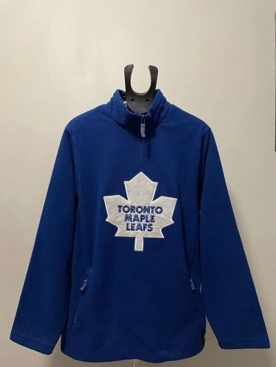 Pre-owned Nhl X Vintage Nhl Toronto Maple Leafs Vintage Fleece In Blue