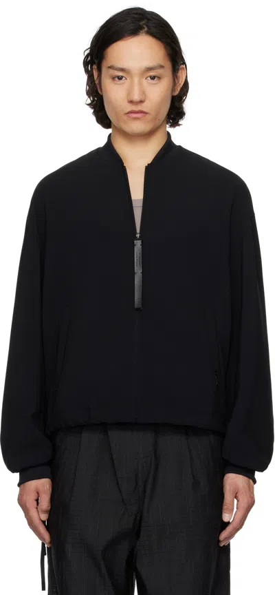 N.hoolywood Black Blouson Bomber Jacket