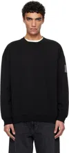 N.hoolywood Black Crewneck Sweatshirt In Black
