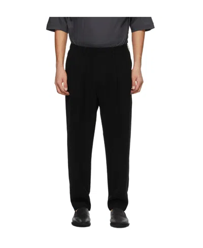 N.hoolywood Black Logo Casual Pants