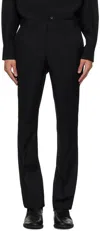 N.hoolywood Black Slim-fit Trousers In Black