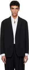 N.hoolywood Black Tailored Blazer In Black