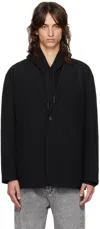 N.hoolywood Black Tailored Oversized Jacket In Black
