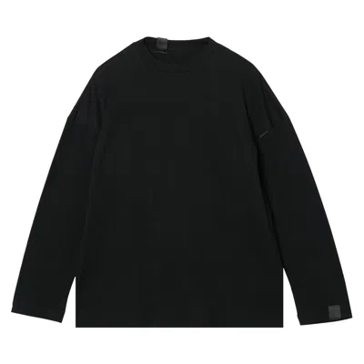 Pre-owned N.hoolywood Crewneck Long-sleeve 'black' | Men's Size 40