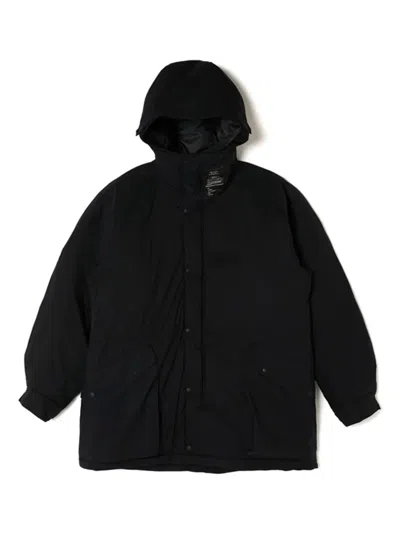 N.hoolywood Hooded Coat In 黑色