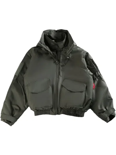 N.hoolywood Hooded Jacket In Green
