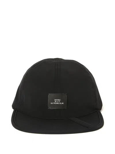 N.hoolywood Logo-patch Cap In 黑色