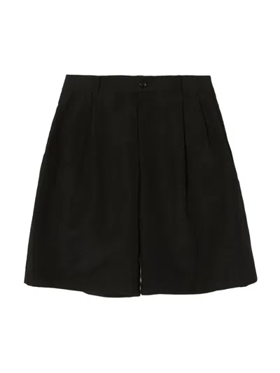 N.hoolywood Pleated Welt-pockets Shorts