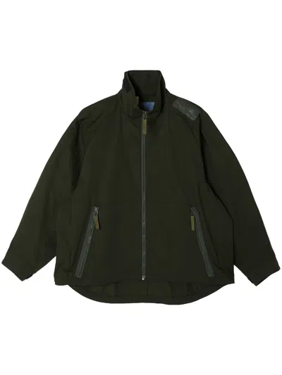 N.hoolywood Stand-collar Jacket In 绿色